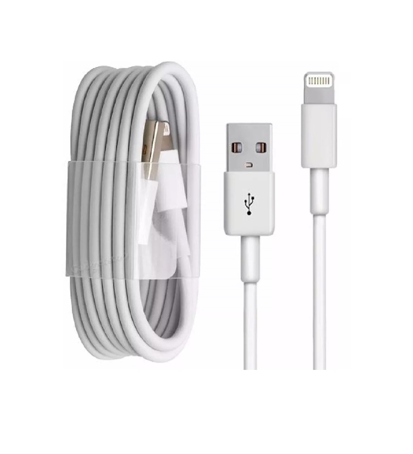 Cable USB Lightning iPhone 1mts Global Blanco