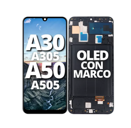 Pantalla / Modulo Samsung A30 / A50 / A50s Oled Con Marco